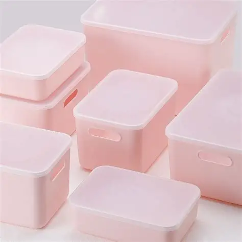 日式简约收纳箱三件套